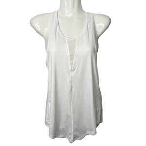 Zyia Active Effortless White Racerback Tank Top XS